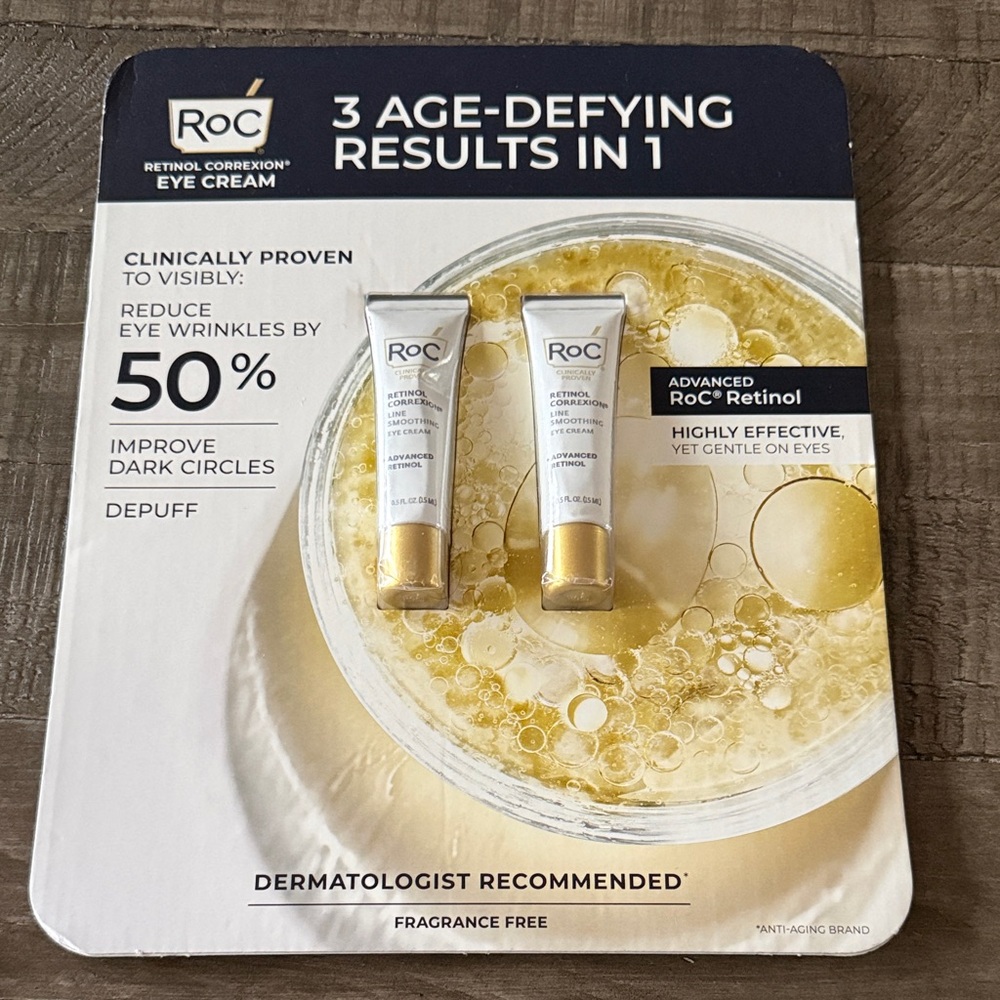 RoC Retinol Correxion Eye Cream - 3 Age defying results in 1 - New & sealed